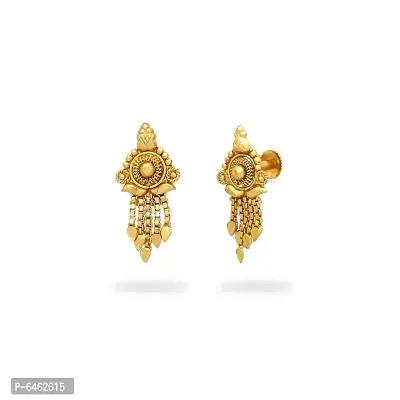 Traditional gold and micron plated earring-thumb2