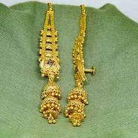 Traditional gold and micron plated jhumki-thumb1