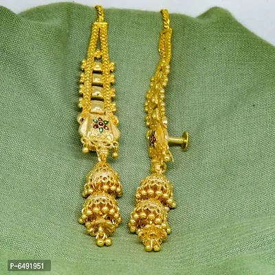 Traditional gold and micron plated jhumki-thumb2