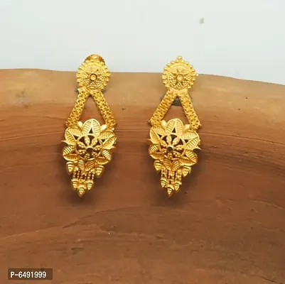 Traditional gold and micron plated jhumki