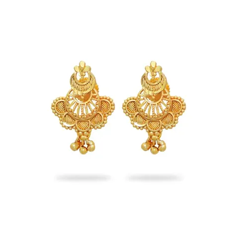 Traditional and micron plated earring