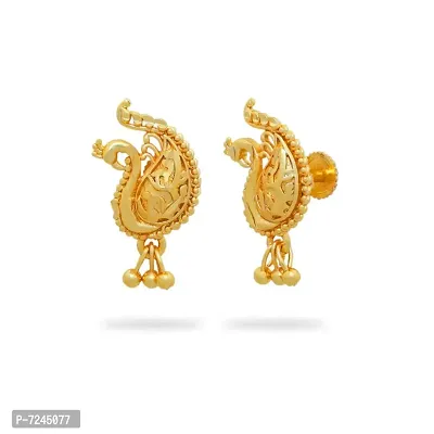 Traditional gold and micron plated earring-thumb2