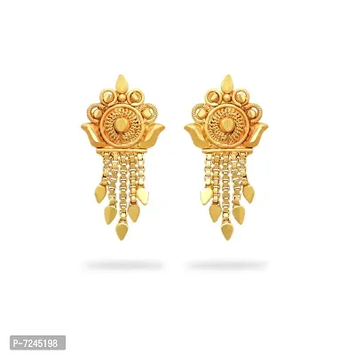 Traditional gold and micron plated earring-thumb0