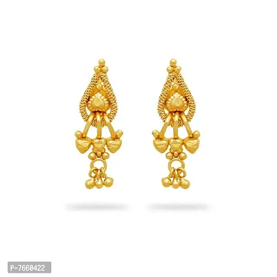 Traditional gold plated studs for womens and girls