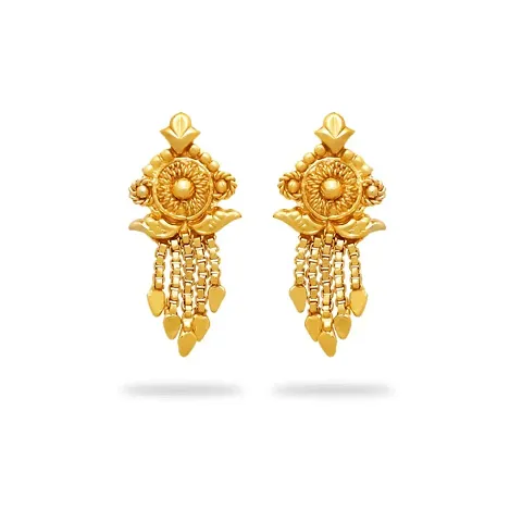 Traditional and micron plated earring