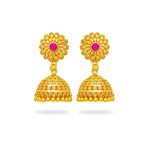 Traditional earrings plated with gold and micro for womens and girls 