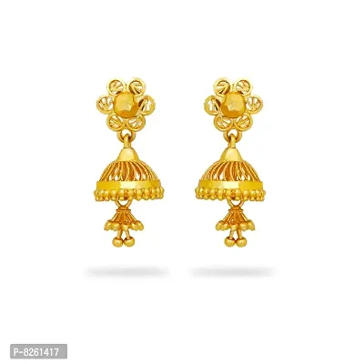 Traditional gold and micron plated jhumki