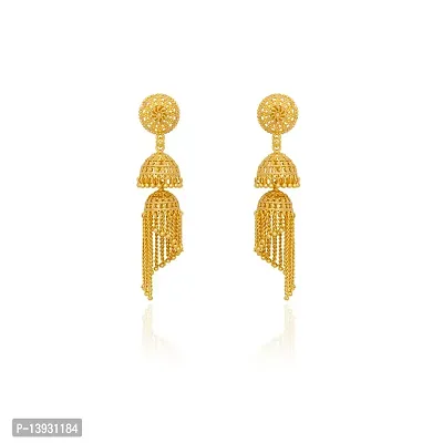 Traditional gold plated jhumki