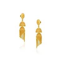 Traditional gold plated jhumki-thumb1