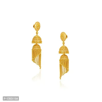 Traditional gold plated jhumki-thumb2