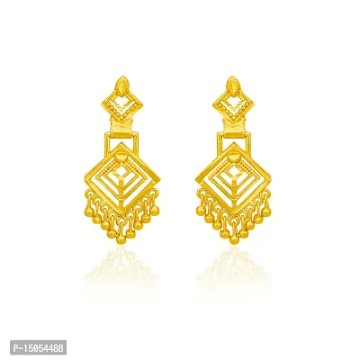 Traditional gold plated  Wedding Long Earrings Collection-thumb3