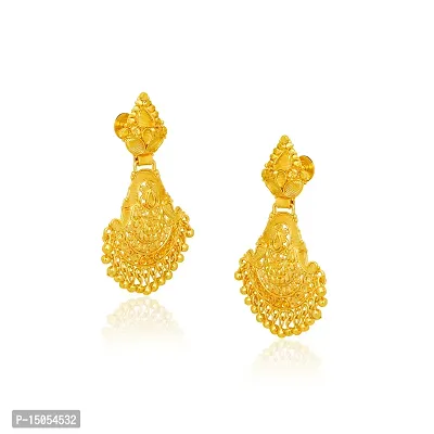 Traditional gold plated Wedding Long Earrings Collection-thumb2