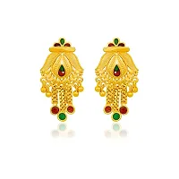 Traditional Gold Platted Stud Earring-thumb1