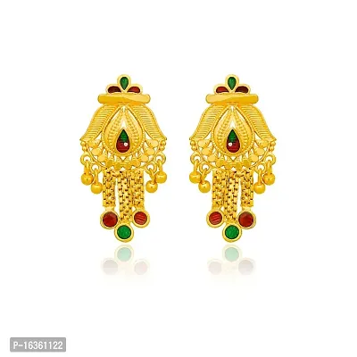 Traditional Gold Platted Stud Earring-thumb2