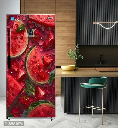 Self Adhesive Wallpaper Decorative Fridge Sticker (24x48 Inch)