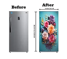 Self Adhesive Wallpaper Decorative Fridge Sticker (24x48 Inch)-thumb3