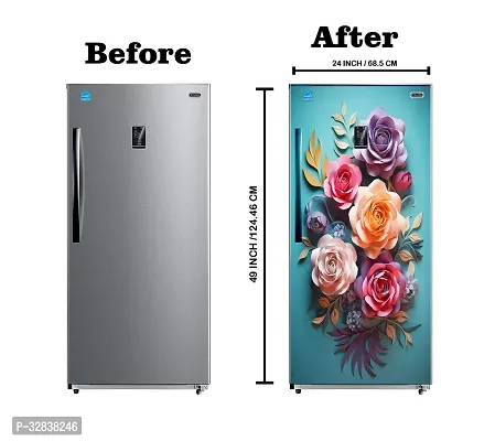 Self Adhesive Wallpaper Decorative Fridge Sticker (24x48 Inch)-thumb4