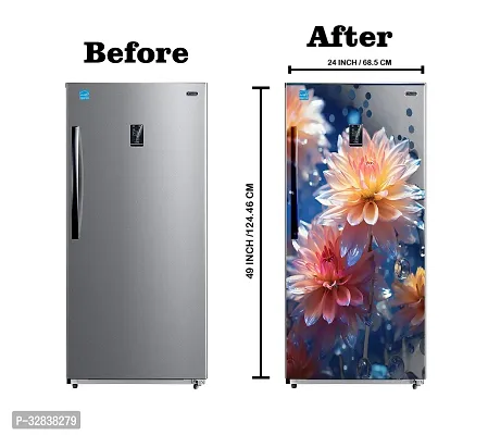 Self Adhesive Wallpaper Decorative Fridge Sticker (24x48 Inch)-thumb4