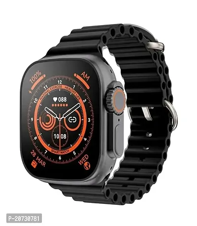V3Deals Ultra Seris 8 Smart Watch T800 Ultra Men Watch NFC Door Unlock Smartwatch Bluetooth Call Wireless Charge Fitness Bracelet (Black)-thumb0