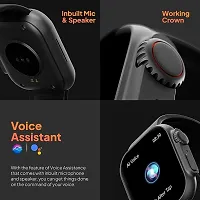 V3Deals T800 Ultra Biggest Display Smart Watch with Bt Calling Fast Charge Fitness | Health Tracking, Sports Tracking, Camera  Music Control Smartwatch (Orange)-thumb2
