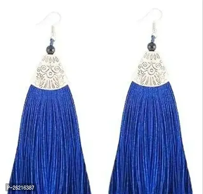 Sparkling Blue Alloy Drop Earrings Earrings For Women