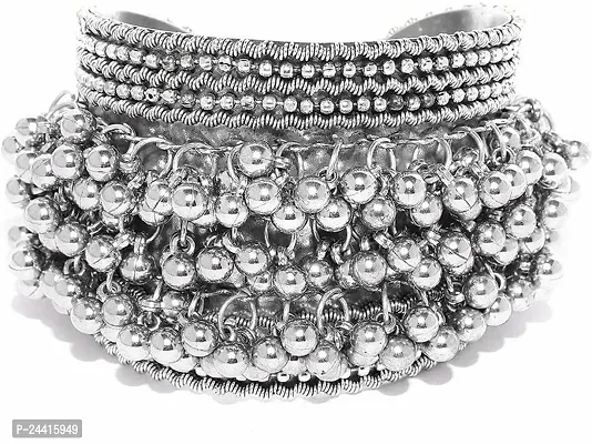 COSMO DUST Women Stylish Classic Alloy Cuff Bracelet | 2.8 | SGB-012S |-thumb0