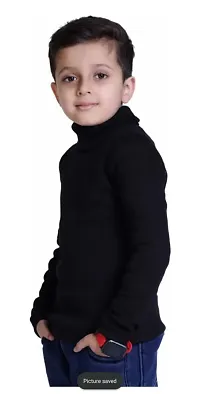 Black High neck for boys-thumb1