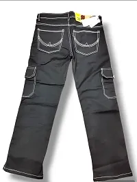 Black straight jeans for men-thumb3