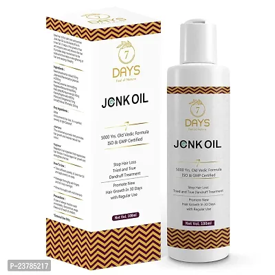 Jonk Oil For Growth Hair And Shine Control Hair Loss Dandruff Control Jonk Tail Man And Women 10 G