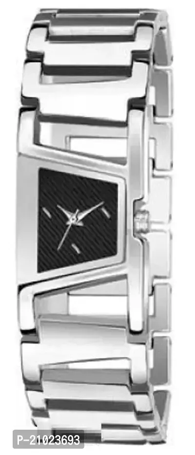 Stylish Silver Metal Analog Watches For Men-thumb0