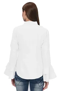 Thisbe?Women's Bell Sleeves Formal Shirt-thumb3