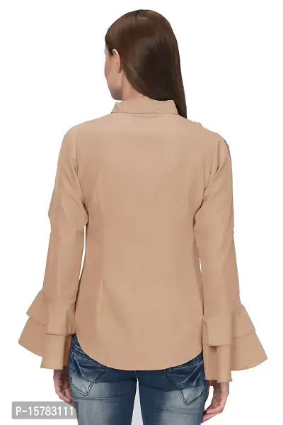 Thisbe?Women's Bell Sleeves Formal Shirt-thumb4