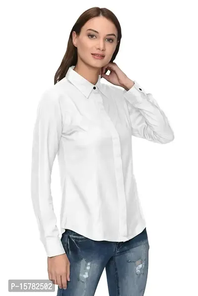Thisbe Women's Full Sleeves Spread Collar Casual/Formal Shirt-thumb3