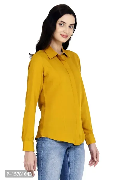 Thisbe Women's Full Sleeves Spread Collar Casual/Formal Shirt-thumb4