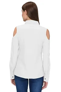 Thisbe?Women's White Color Full Sleeves Formal Shirt-thumb3
