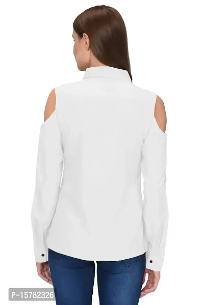 Thisbe?Women's White Color Full Sleeves Formal Shirt-thumb4