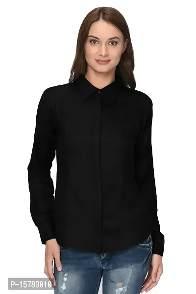 Thisbe Women's Full Sleeves Spread Collar Casual/Formal Shirt-thumb0