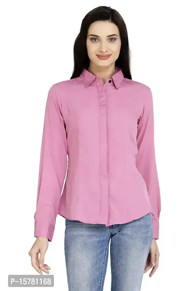 Thisbe Women's Full Sleeves Spread Collar Casual/Formal Shirt