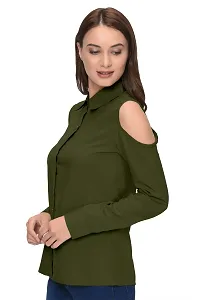 Thisbe?Women's Caper Color Full Sleeves Formal Shirt-thumb1