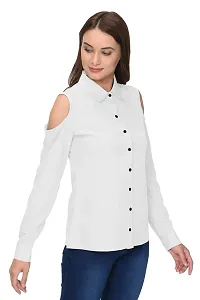 Thisbe?Women's White Color Full Sleeves Formal Shirt-thumb2