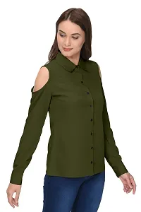 Thisbe?Women's Caper Color Full Sleeves Formal Shirt-thumb2