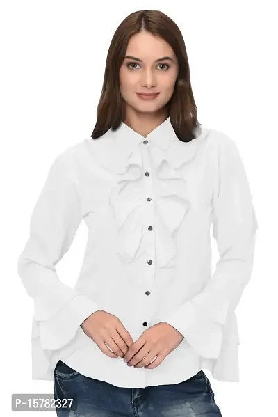 Thisbe?Women's Bell Sleeves Formal Shirt