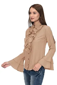 Thisbe?Women's Bell Sleeves Formal Shirt-thumb1
