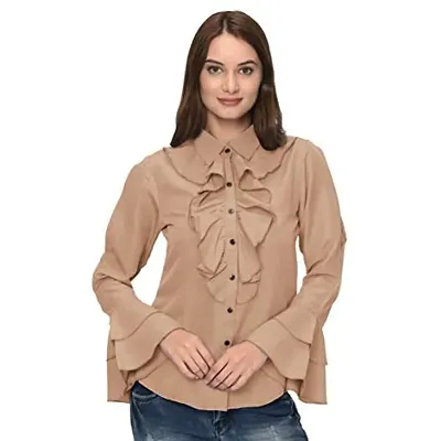 Thisbe?Women's Bell Sleeves Formal Shirt