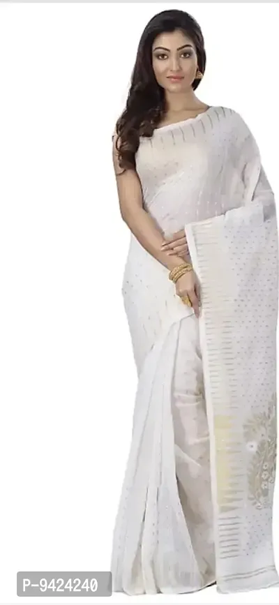 Classy Cotton Jamdhani Saree For Women-thumb0