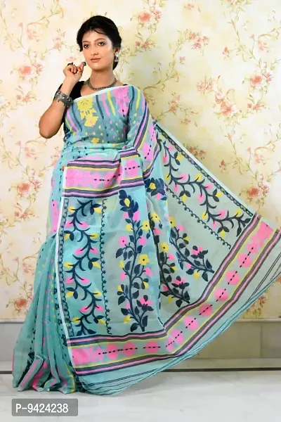 Classy Cotton Jamdhani Saree For Women