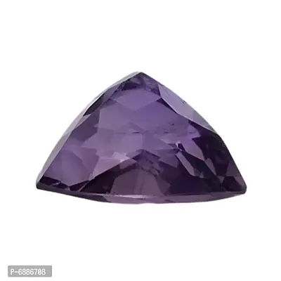 Natural Amethyst Good Quality 9.15 Carat Rare Trillion Shape Gemstone with Genuine Lab Certificate-thumb2