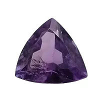 Natural Amethyst Good Quality 9.15 Carat Rare Trillion Shape Gemstone with Genuine Lab Certificate-thumb2