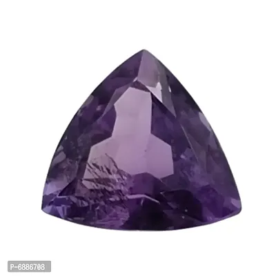 Natural Amethyst Good Quality 9.15 Carat Rare Trillion Shape Gemstone with Genuine Lab Certificate-thumb3