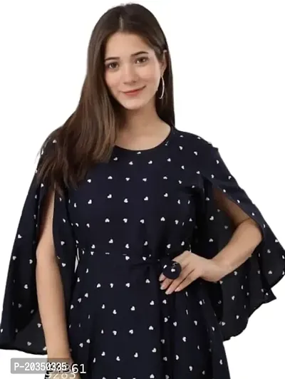 Women's Floral Printed Cotton Bell Sleeve Pipepin Style Top and Tunic | JSK_603-thumb0